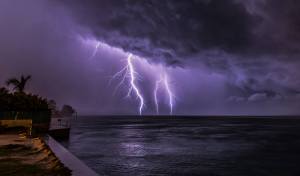 dark triple lightning stike offshore