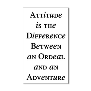 attitude difference between ordeal and adventure