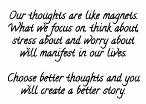 our thoughts are like magnets