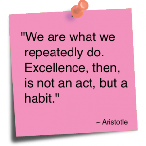 we are what we repeatedly do Aristotle