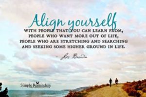 align yourself with mentors