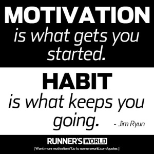 habit keeps you going