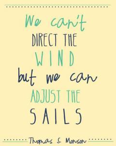 we cant direct the wind