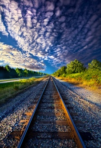 horizons rail road tracks